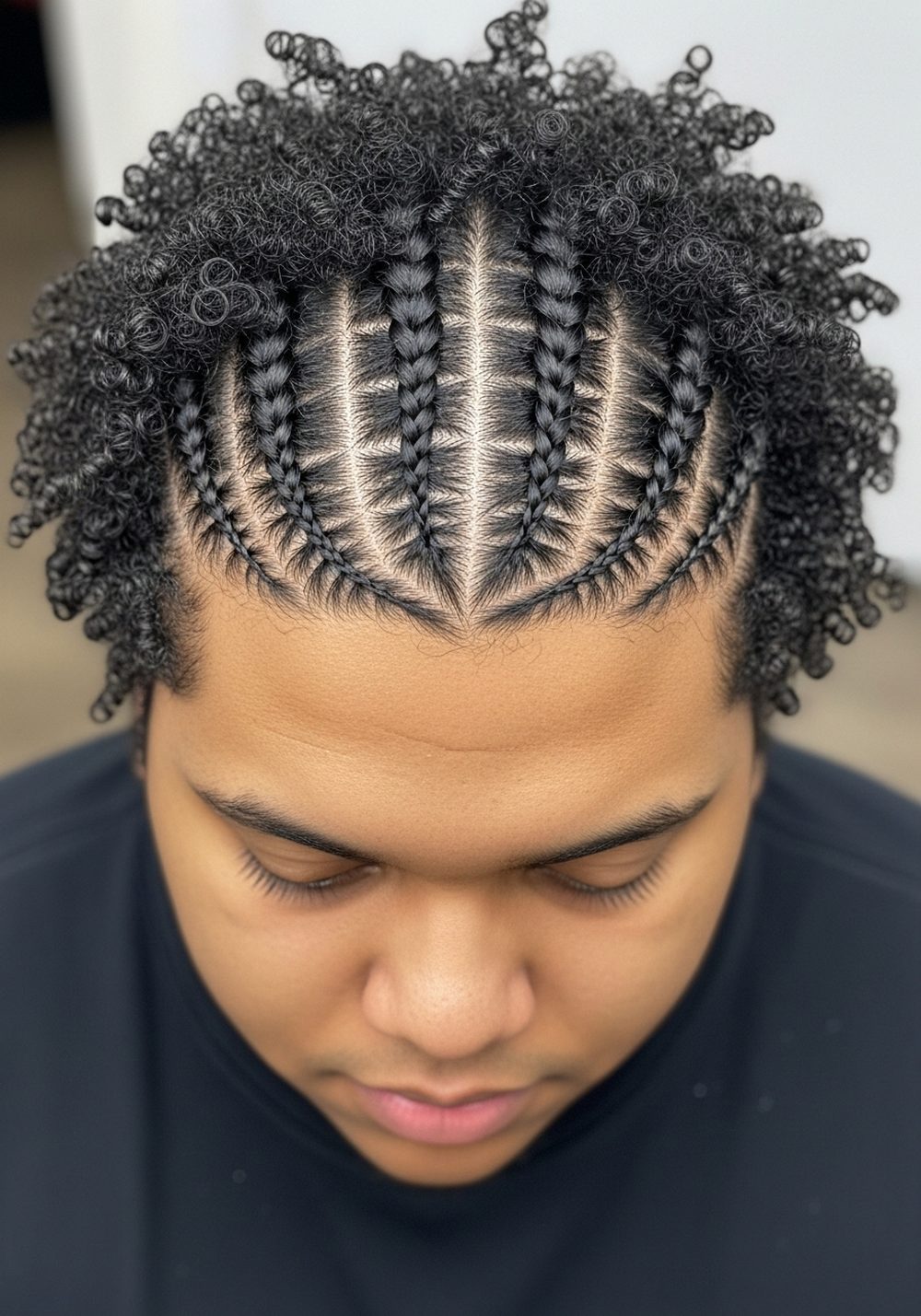 Boxed Grid Cornrows