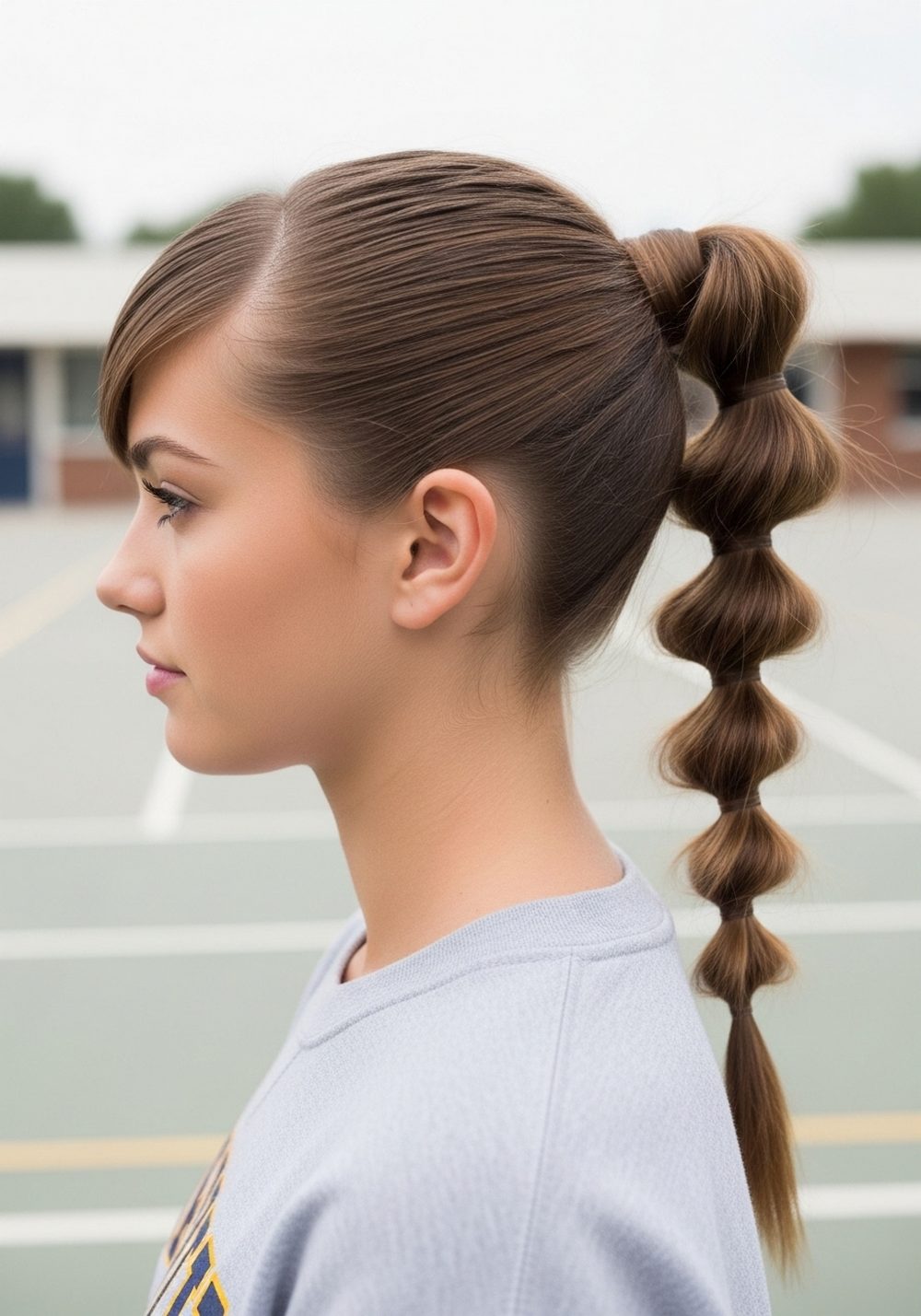 Bubble Braid Ponytail