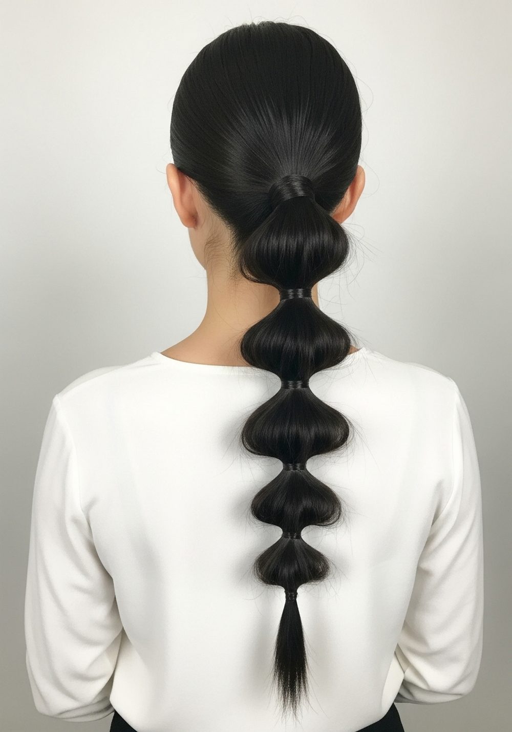 Bubble Braid Statement Pony