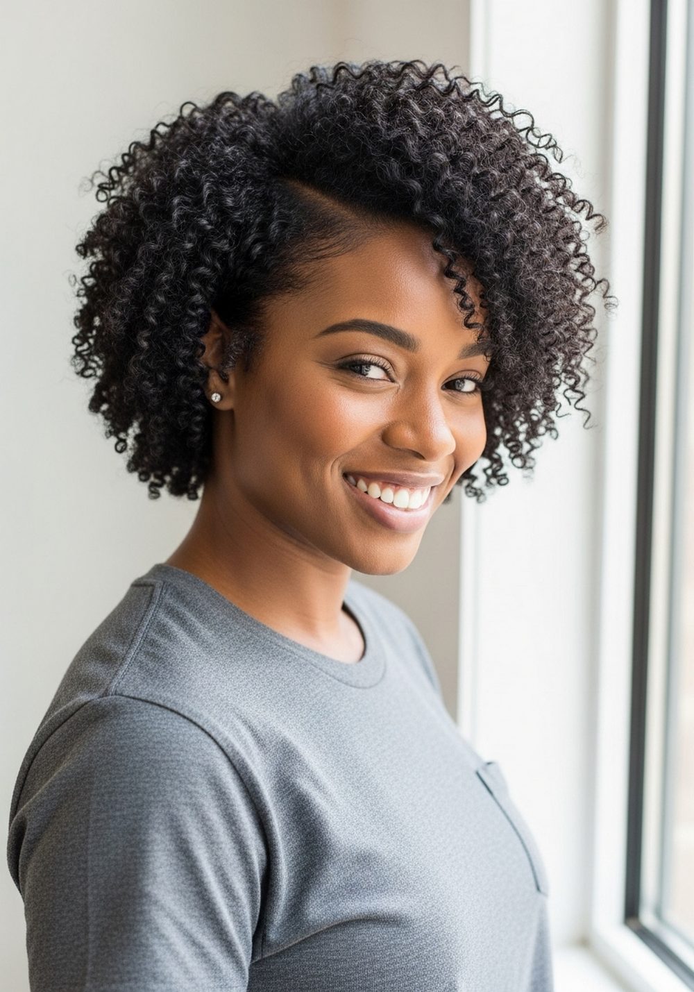 Curly Defined Coils Bob