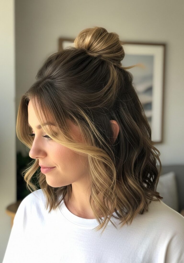 Half-Up Mini Top Knot Volume