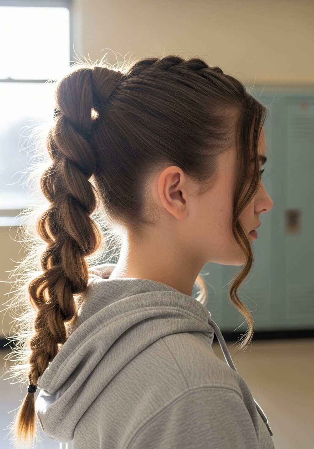 High Pony Braid