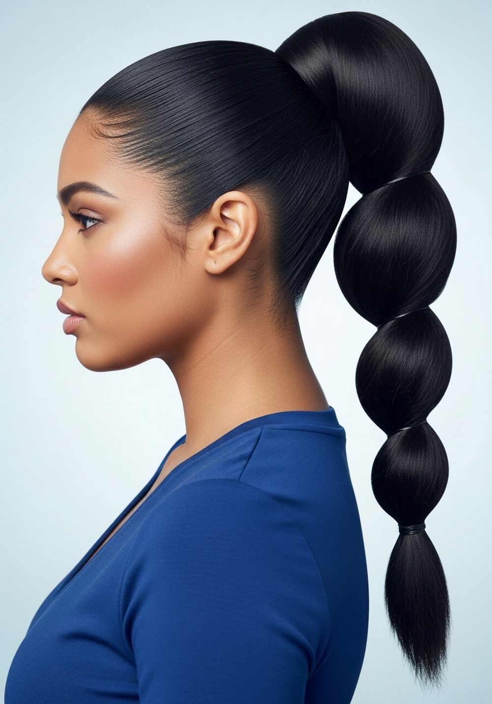 High Wrapped Power Ponytail