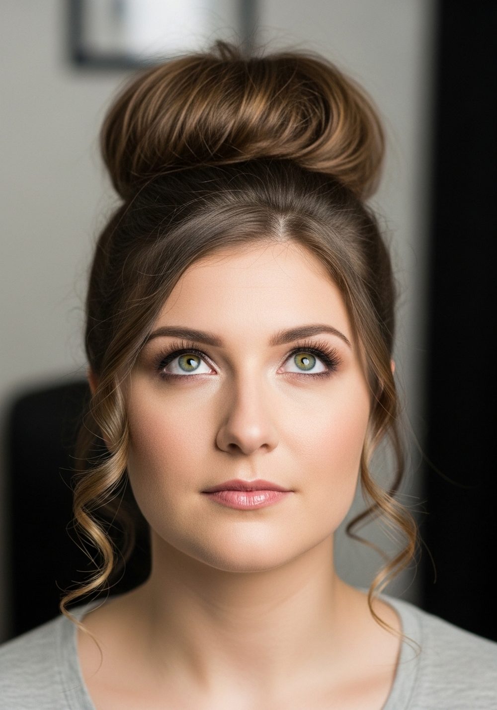 Messy Textured Bundle Bun