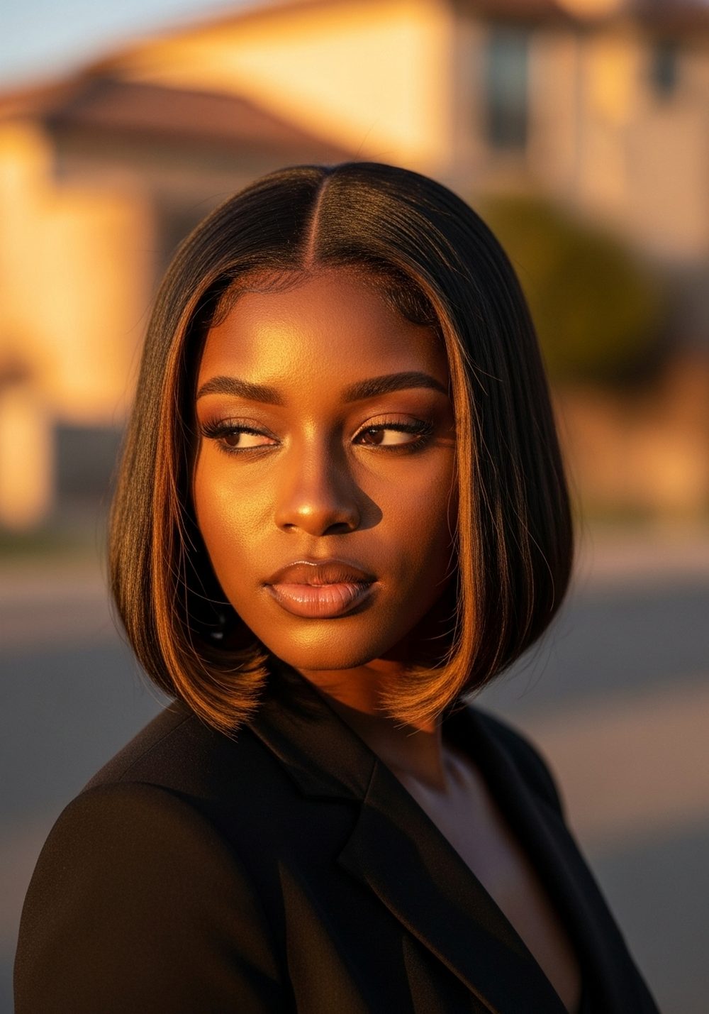 Short Bob with Subtle Highlights