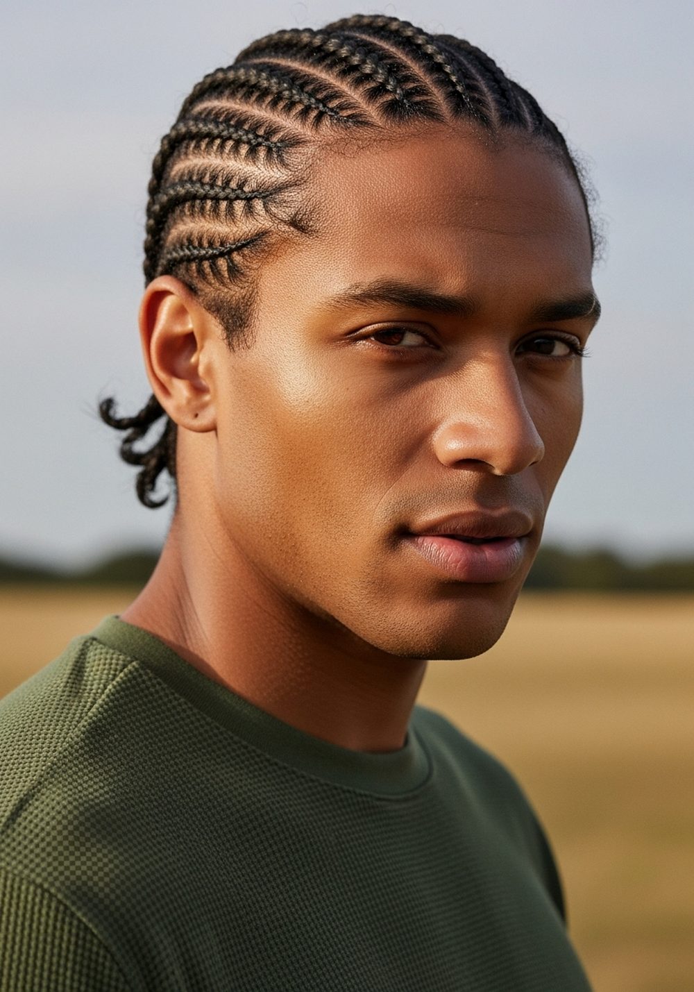 Short Sporty Cornrows