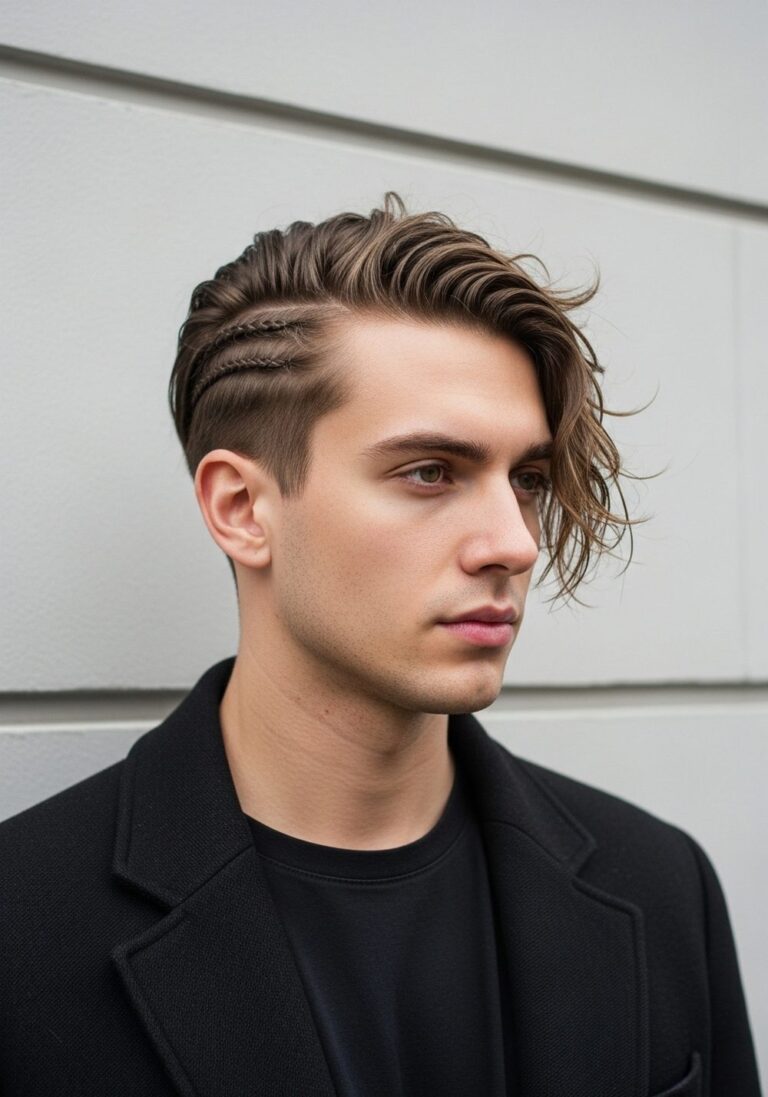 Side-to-Side Cornrow Sweep