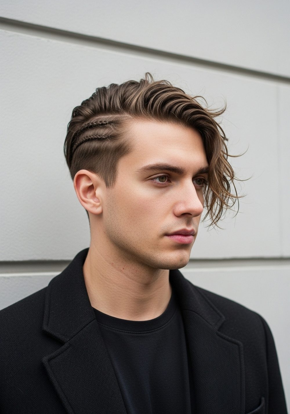 Side-to-Side Cornrow Sweep