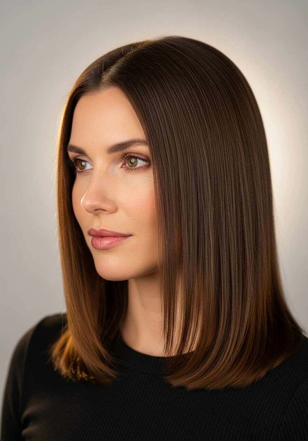 Sleek Salon Blowout Makeover